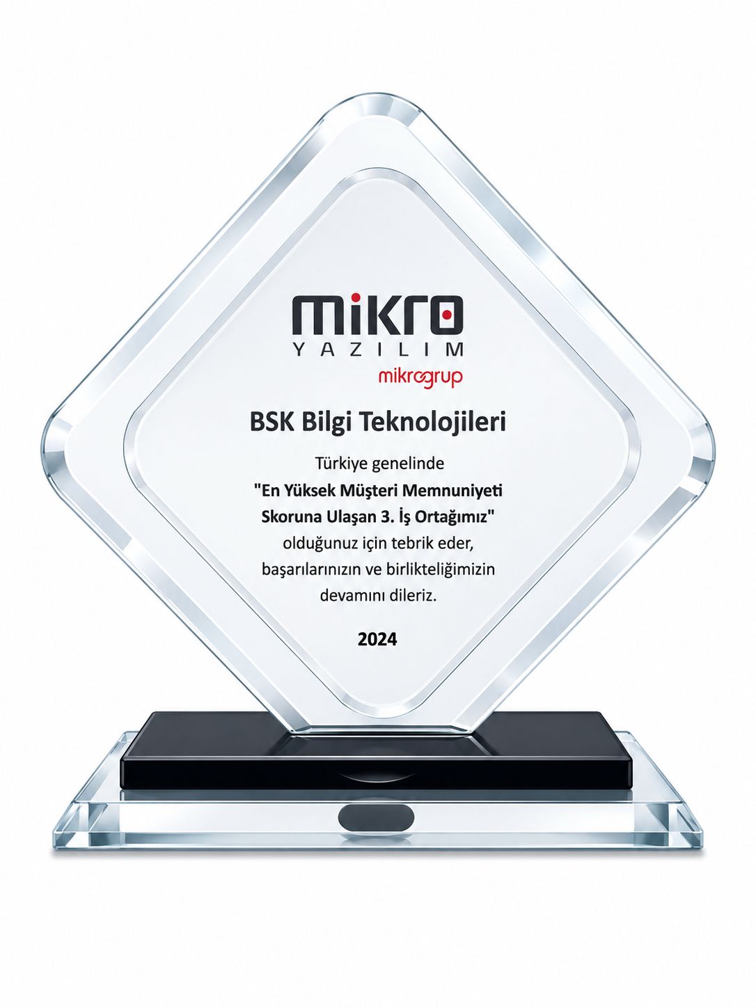 2024 En Yüksek Müşteri Memnuniyeti Skoru